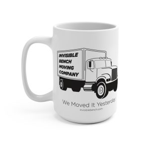 We Moved It Yesterday Mug 15oz