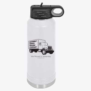 We Moved It Yesterday Water Bottle, 20oz